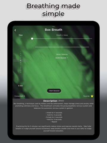 in+hale iPad screenshot