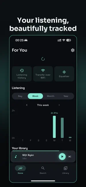 Synq - Hires Offline Music screenshot 1