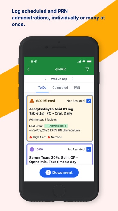 AlayaCare iPhone screenshot 8 - Health & Fitness app
