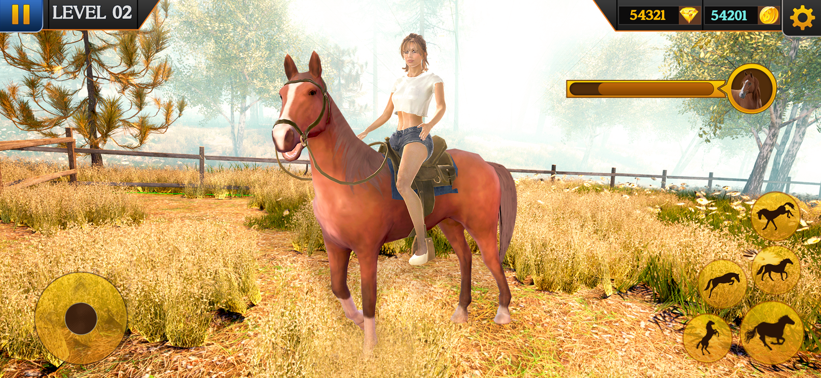Horse riding animal simulator