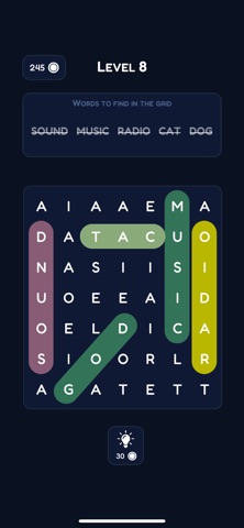 Word Search - Fun Puzzle Game! iPhone screenshot