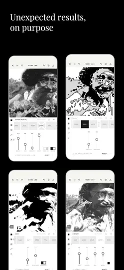 Capture d'écran de Mono Lab sur iPhone 3