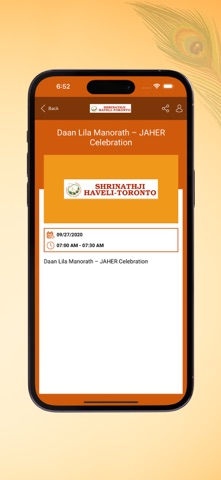 Shrinathji Haveli - Toronto iPhone screenshot