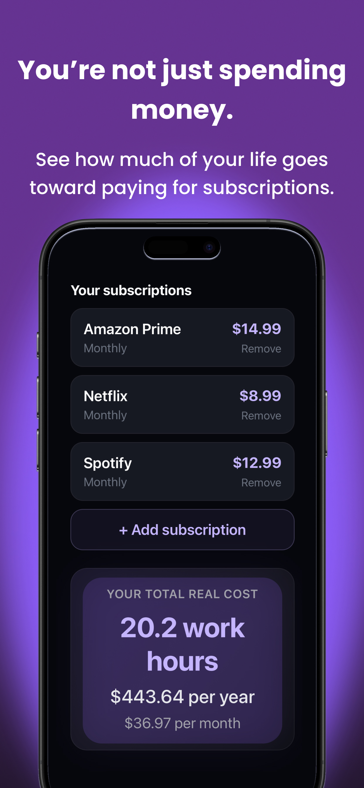 Intent: Cost Awareness screenshot 3