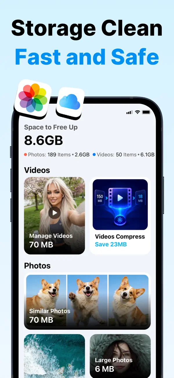 Screenshot #1 pour iLoveCleaner: Clean Up Storage