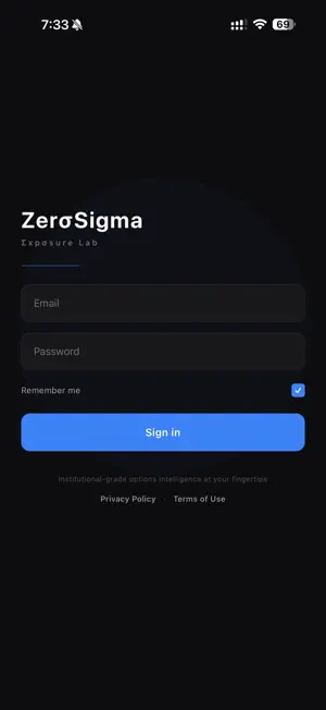 ZeroSigma screenshot 2