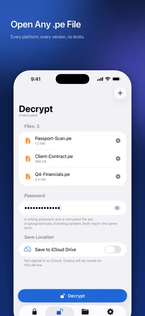 ProEncryptor: File Encryption screenshot 2