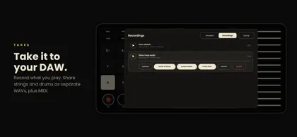 Screenshot 3 von 6 zu GLIMR: Strum Any Sound