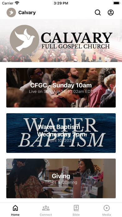 Calvary Full Gospel Church Screenshot