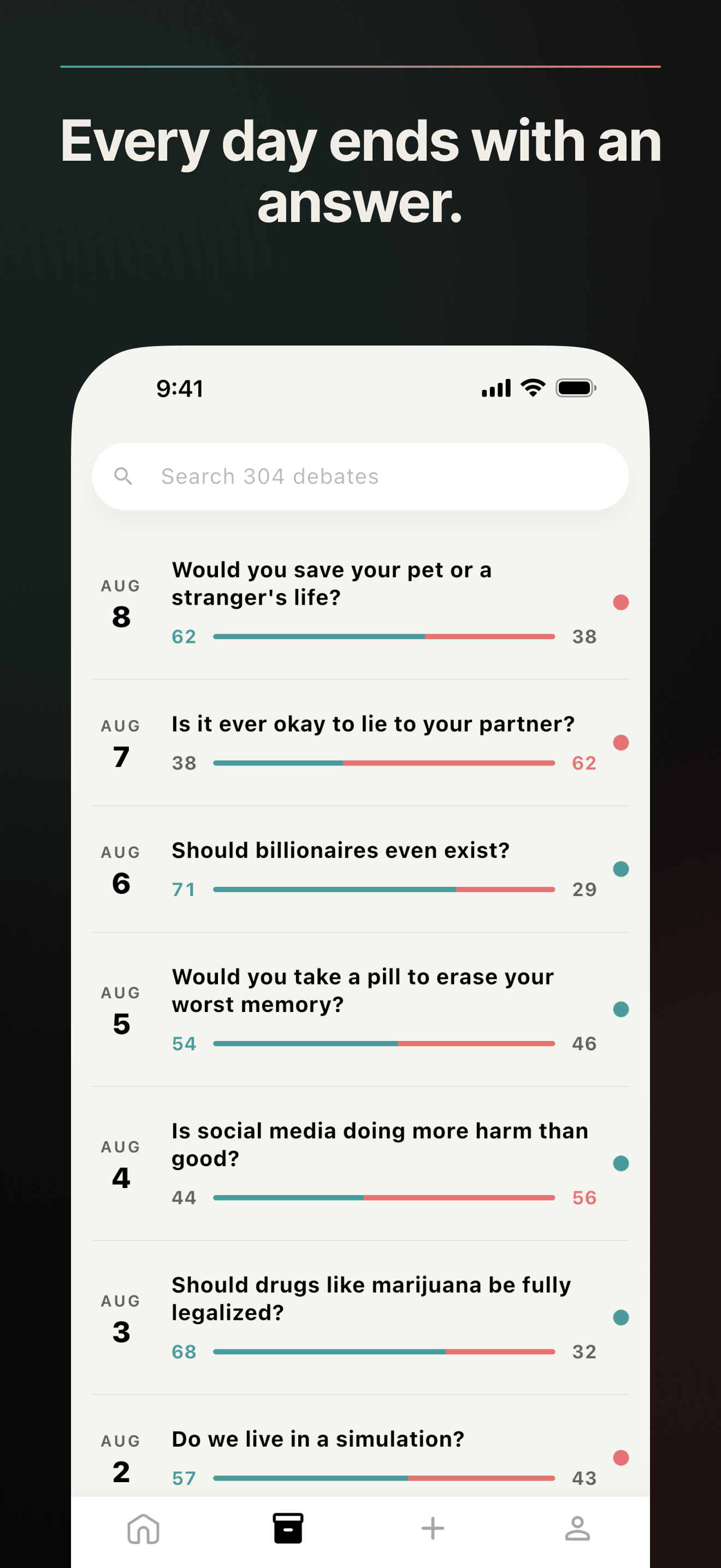 OneTopic: The Daily Question screenshot 6