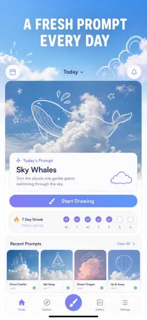 Draw on Clouds: Sky Doodle screenshot 2