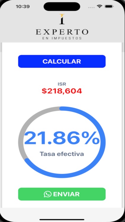 Calculadora de ISR