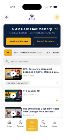 JSA-Cashflow screenshot