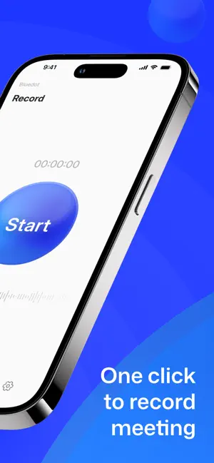 Bluedot AI Note Taker screenshot 2