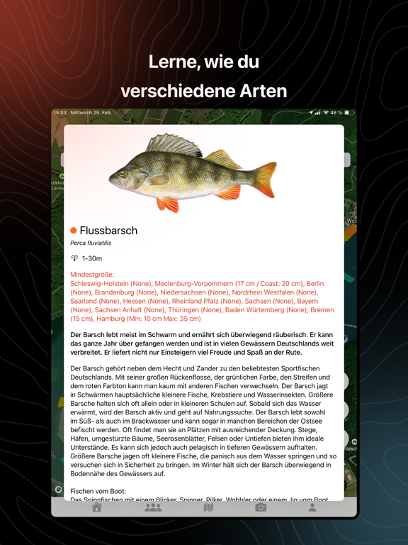 Fishbuddy: Angeln & Gewässer iPad screenshot 4