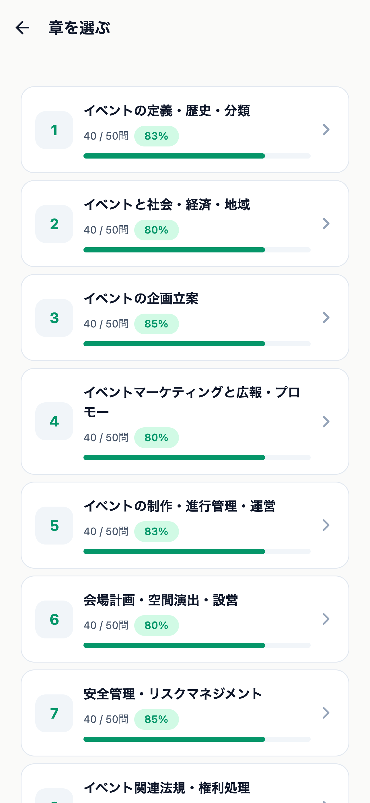 イベント業務管理士2級対策 500問 screenshot 2