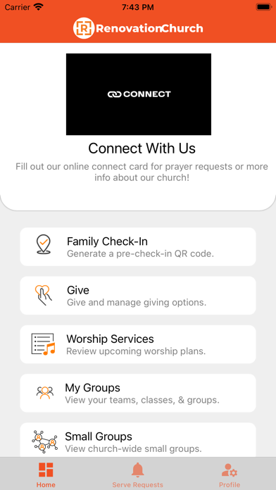 Renovation Church Mobile Screenshot