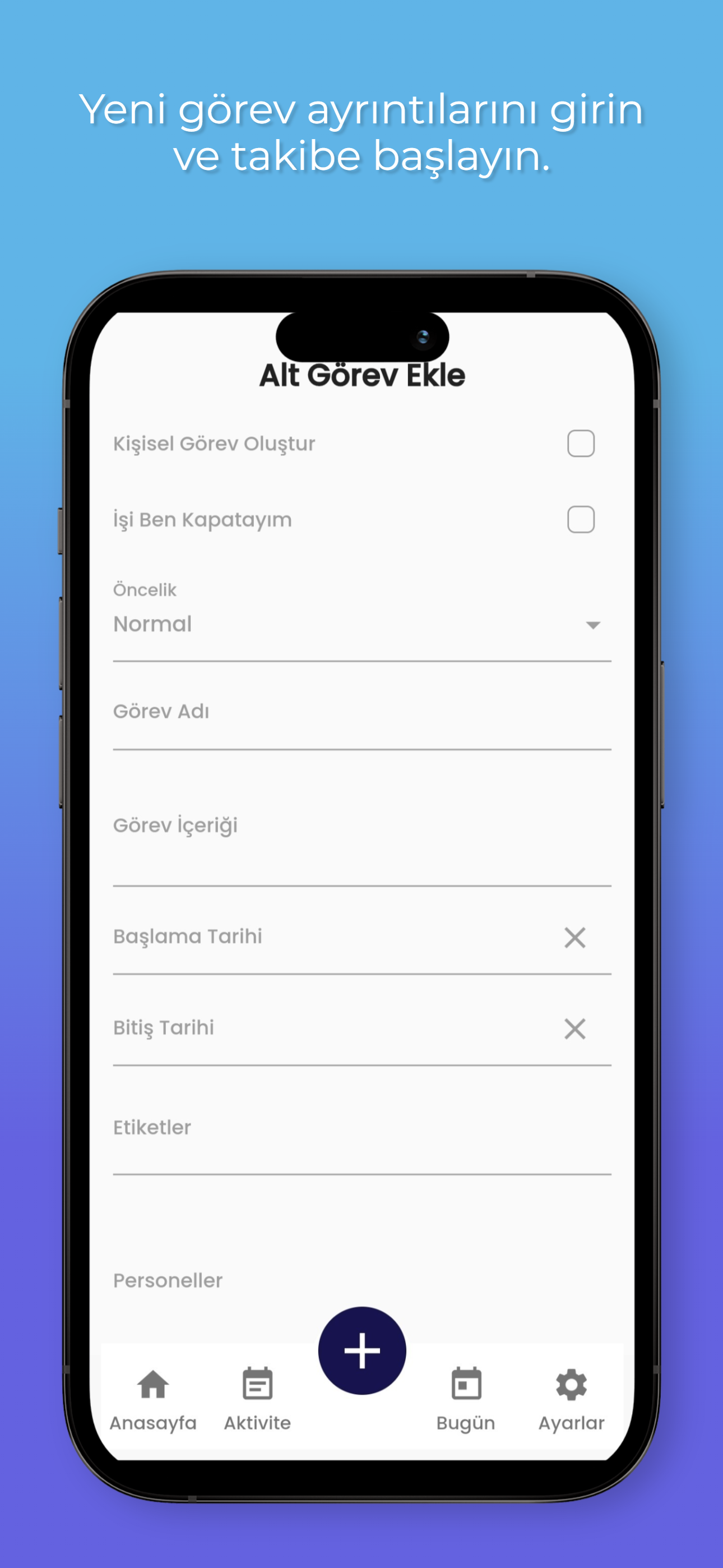 Görev Takip Sistemi screenshot 3