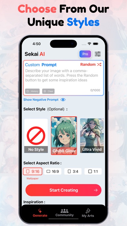 Sekai Ai - Anime Art Generator