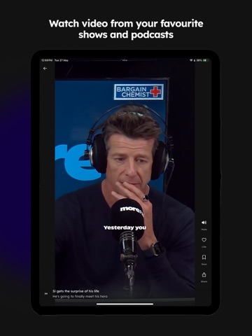 rova - radio, music, podcasts iPad screenshot