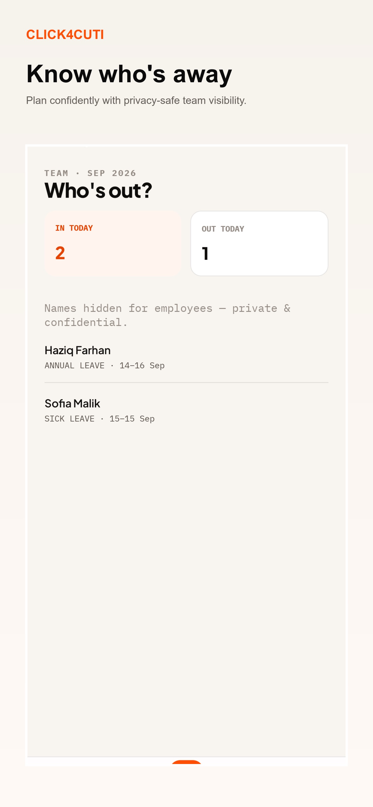Screenshot 4 of Click4Cuti Leave