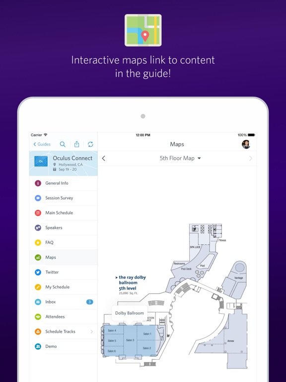 Guidebook iPad screenshot 4 - Business app