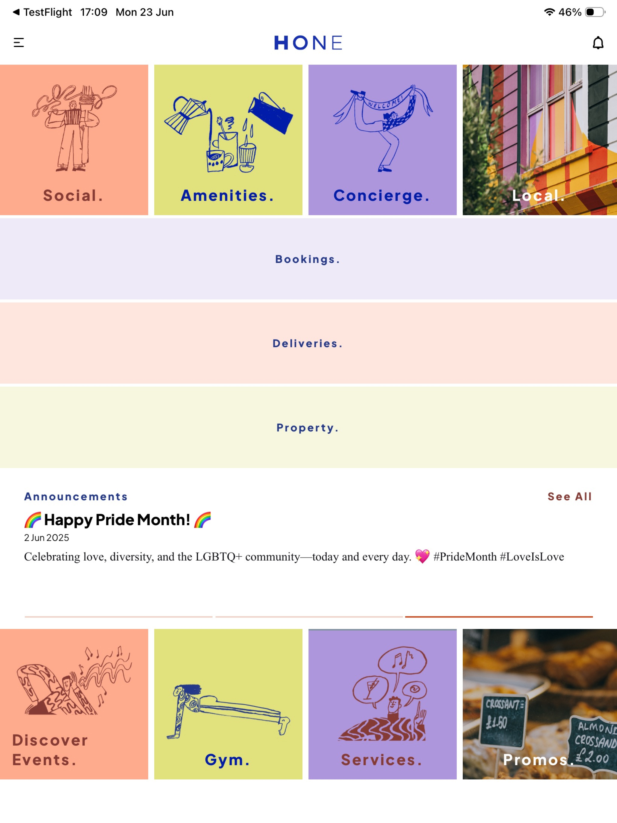 Hone Resident's App