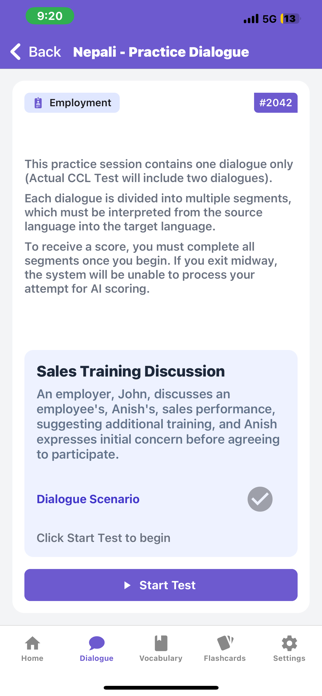 Practice NAATI Screenshot 6 of 8