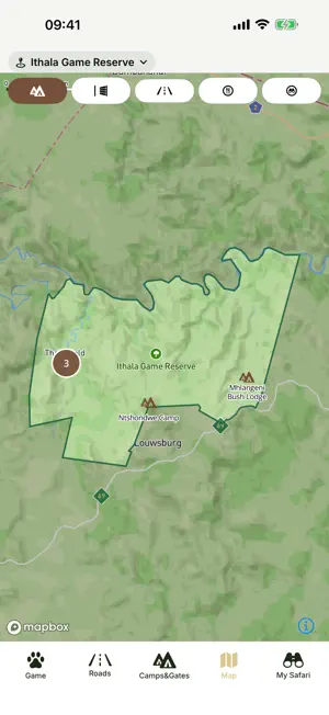 Ithala Safari: Map & Guide screenshot 1