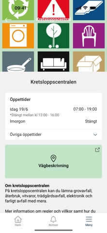 Kretsloppsappen iPhone screenshot 5