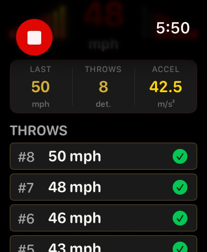 Arm Speed Motion Analyzer screenshot 17