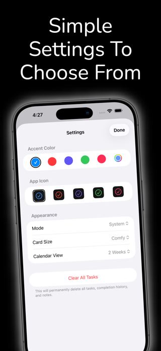 Daily Tasks: Simple & Minimal Screenshot 6 of 6