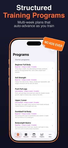 Lift: Gym Workout Tracker Screenshot 6 of 10