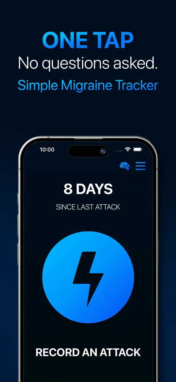 Screenshot #1 pour Simple Migraine Tracker