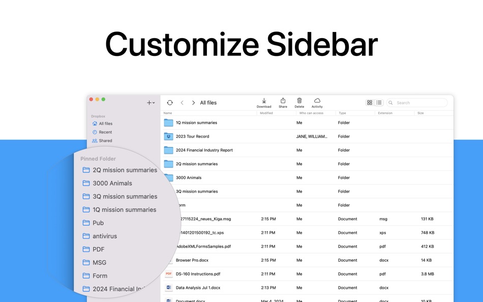 #3. Documents for Dropbox (macOS) Podle: NumbrApp Inc