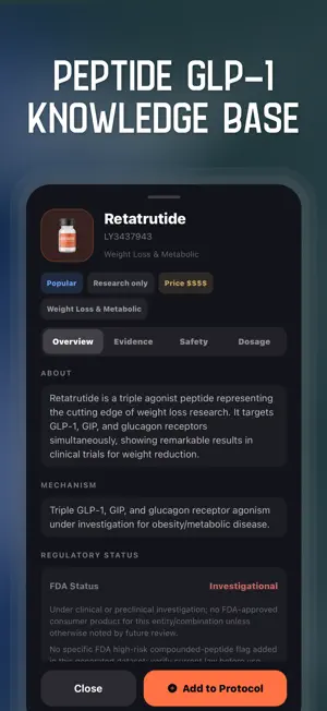Dosely - Peptide GLP-1 Tracker screenshot 4
