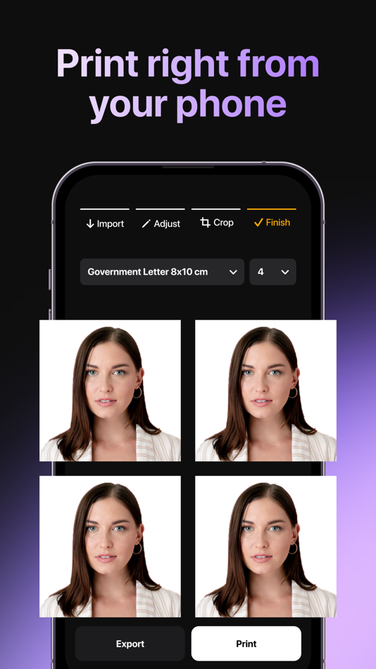 #3. Passport Photo Editor (iOS) 由: 6Hive OU