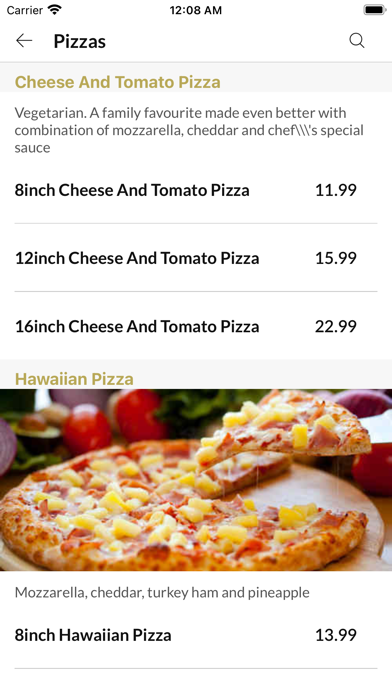 Droitwich Pizza's & Milkshakes Screenshot