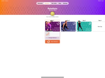 Cathe OnDemand iPad screenshot