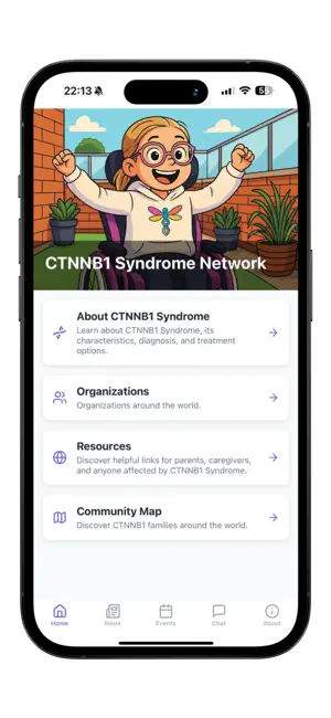 CTNNB1 Syndrome Network screenshot 1