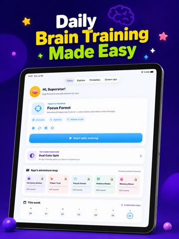 Brain Games for Kids: Focus iPad screenshot