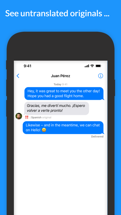 Hello - Connect Fluently Screenshot