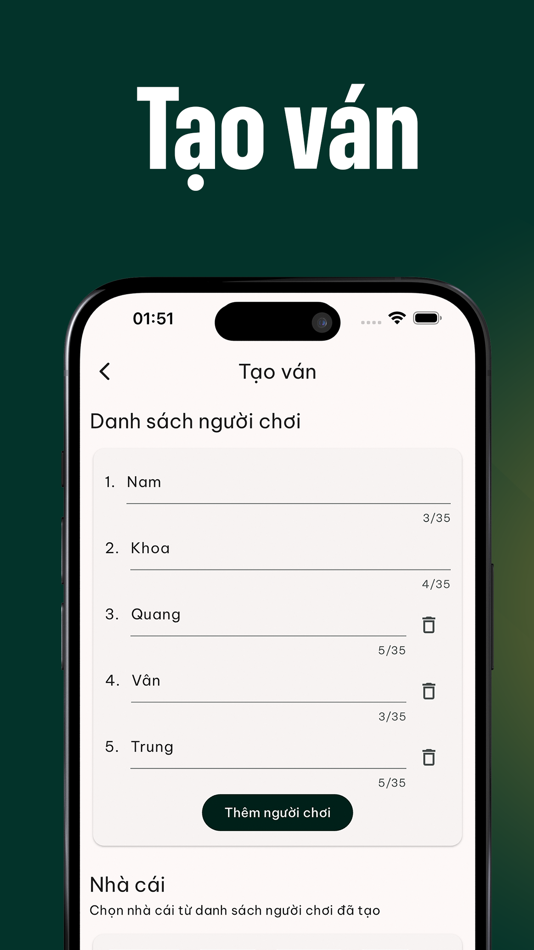 #6. Ghi điểm Xì Dách (iOS) 由: Toan Han Duc