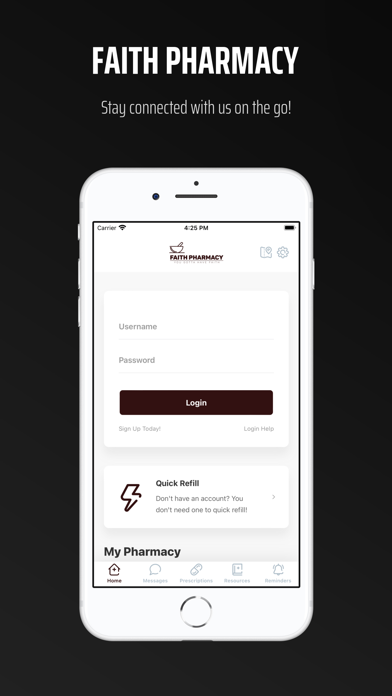 Faith Pharmacy iPhone screenshot 1 - Medical app