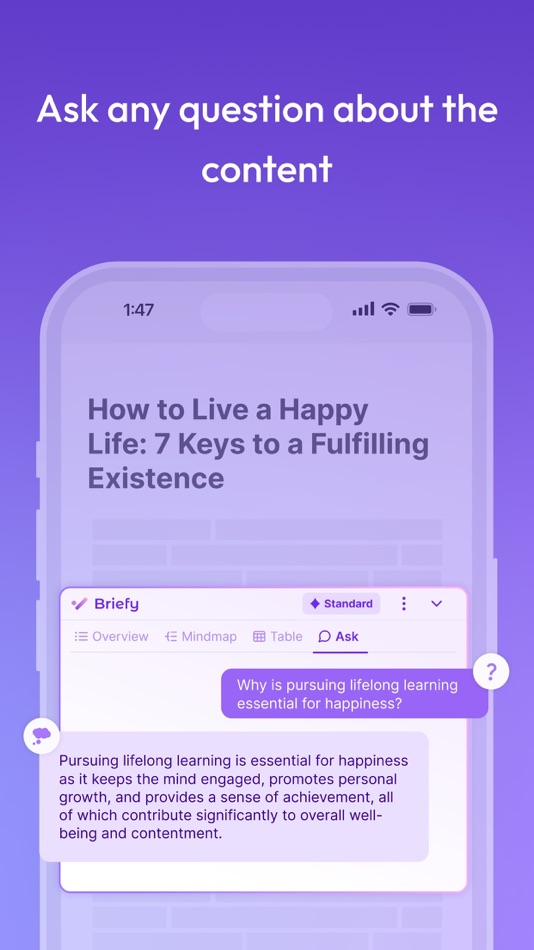 #4. Briefy - AI summary on Safari (iOS) 由: Xmind Ltd.