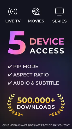 IPTV Player - Opus screenshot 3