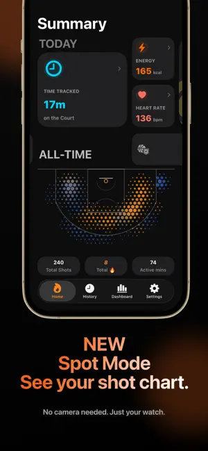 Hot Hand: Basketball Tracker screenshot 2