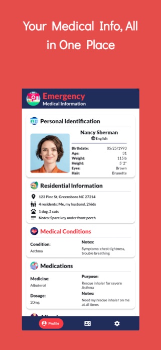 EmergencyID Screenshot 2 of 5