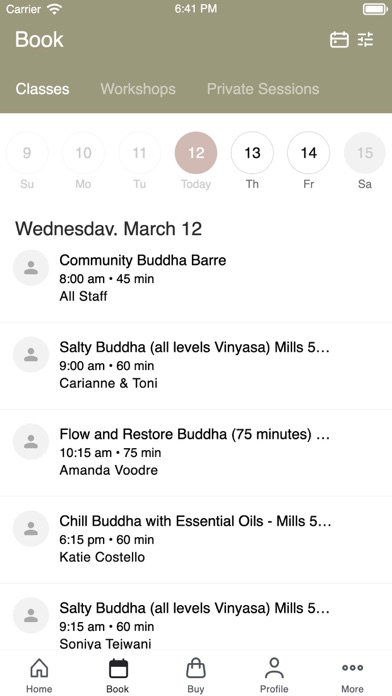 The Salty Buddha iPhone screenshot 2 - Health & Fitness app