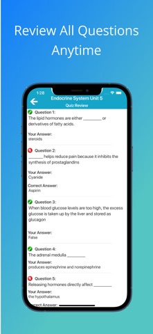 Endocrine System Quizzes Screenshot 4 of 9